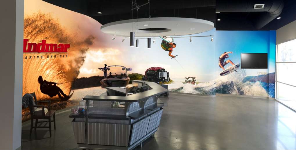 Indmar Office 58 Foot Curved Wall Wrap